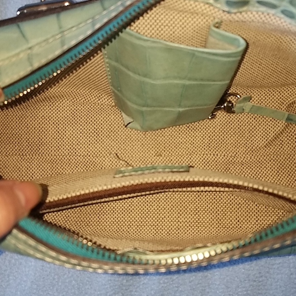 COPY - Beautiful Seafoam Green Dooney & Bourke Purse - Picture 3 of 9